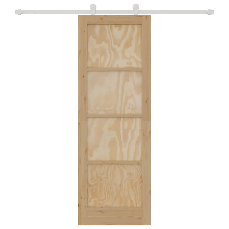 Slankios durys Natūrali ir Balta 73,5 x 211 cm