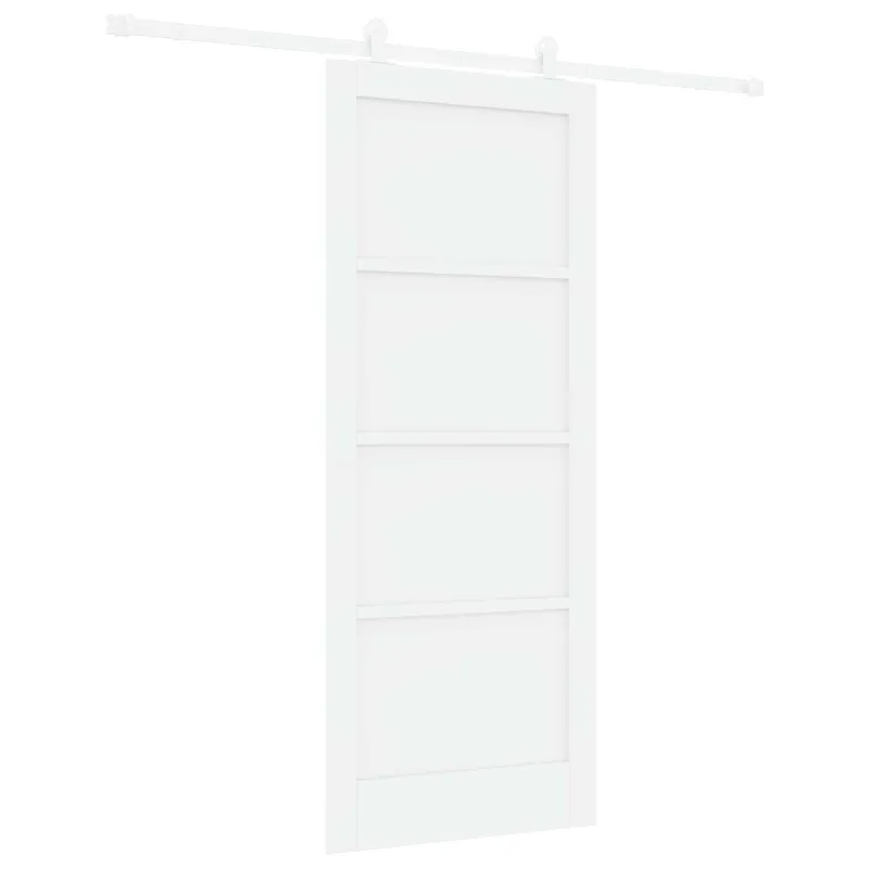 Slankios durys Balta 83 x 202 cm Pušies medienos masyvas