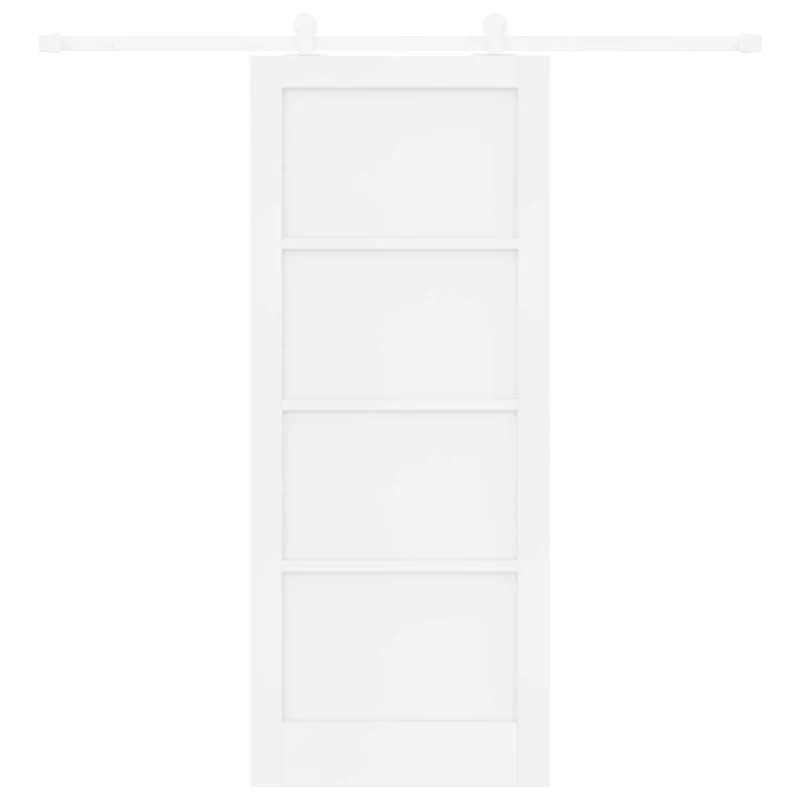 Slankios durys Balta 83 x 202 cm Pušies medienos masyvas