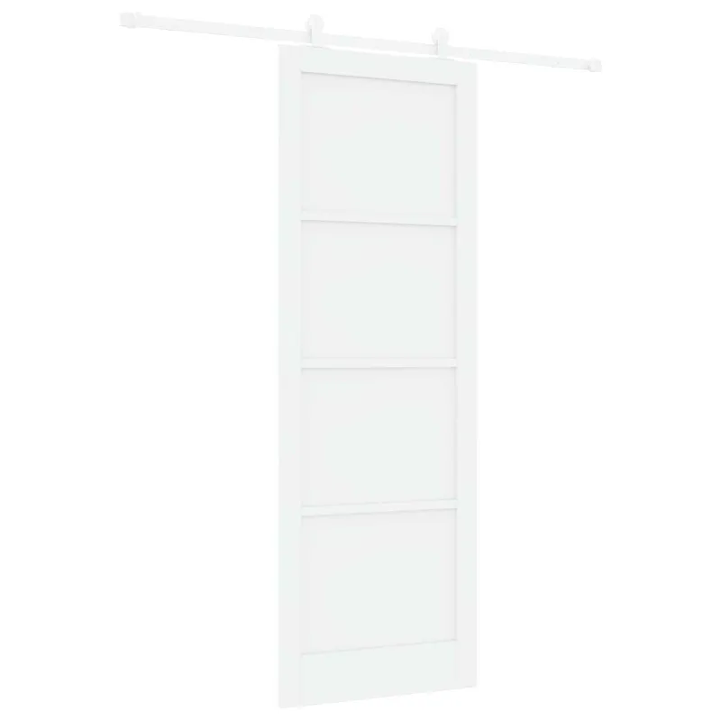 Slankios durys Balta 83 x 232 cm Pušies medienos masyvas