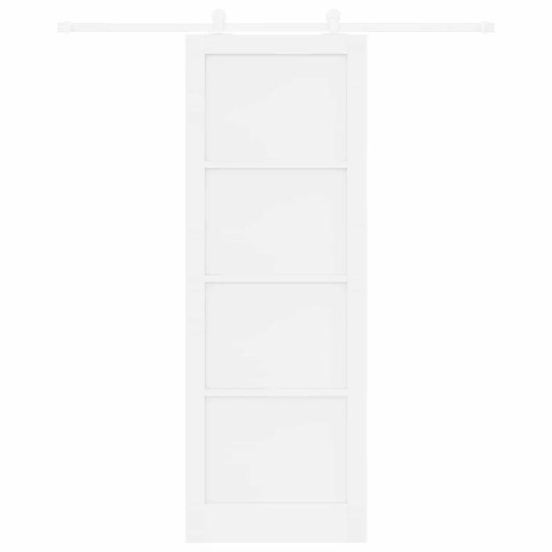 Slankios durys Balta 83 x 232 cm Pušies medienos masyvas