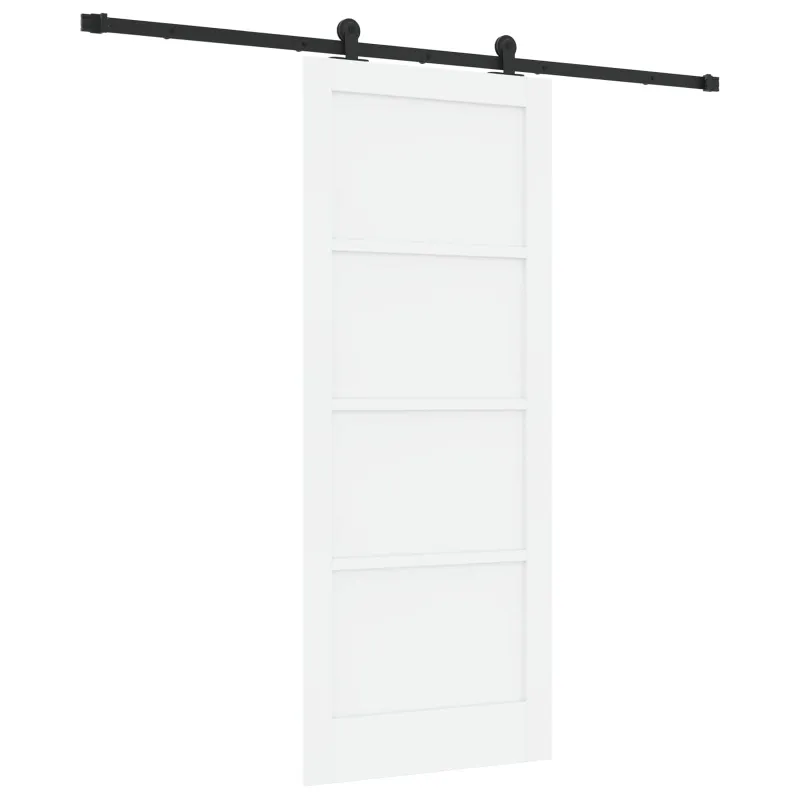 Slankios durys ORKDAL Balta 83 x 202 cm Pušies medienos masyvas