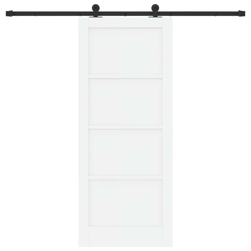 Slankios durys ORKDAL Balta 83 x 202 cm Pušies medienos masyvas
