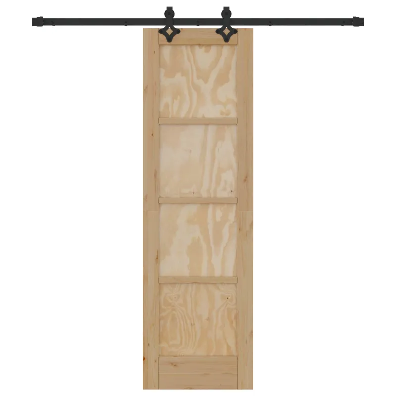 Slankios durys Natūrali ir juoda 61 x 198,5 cm