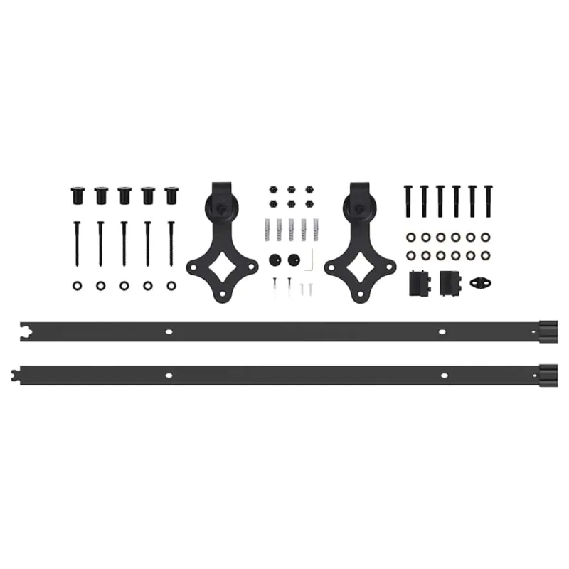 Slankios durys Natūrali ir juoda 73,5 x 211 cm