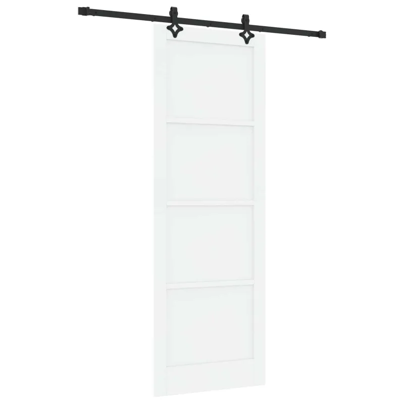 Slankios durys Balta ir juoda 83 x 232 cm