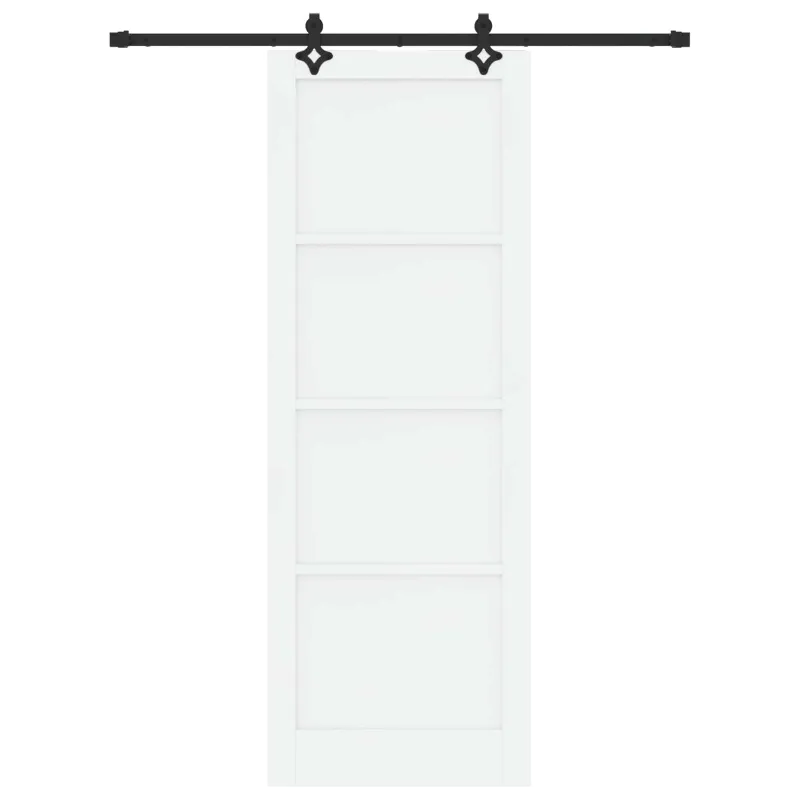 Slankios durys Balta ir juoda 83 x 232 cm