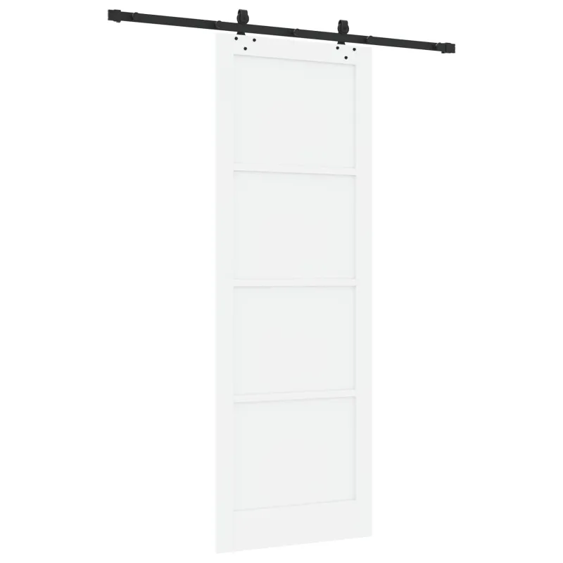Slankios durys Balta ir juoda 83 x 232 cm