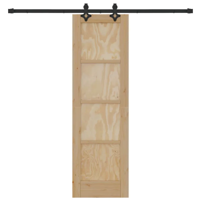 Slankios durys Natūrali ir juoda 61 x 198,5 cm