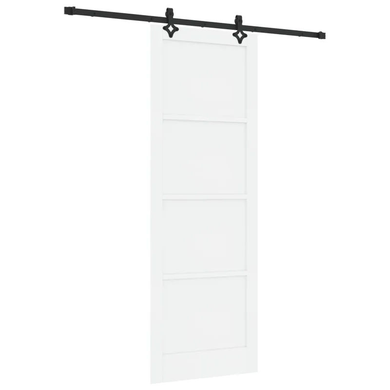 Slankios durys Balta ir juoda 83 x 232 cm
