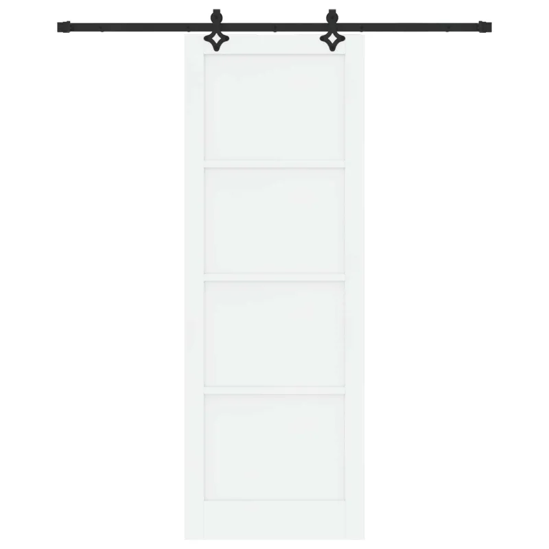 Slankios durys Balta ir juoda 83 x 232 cm