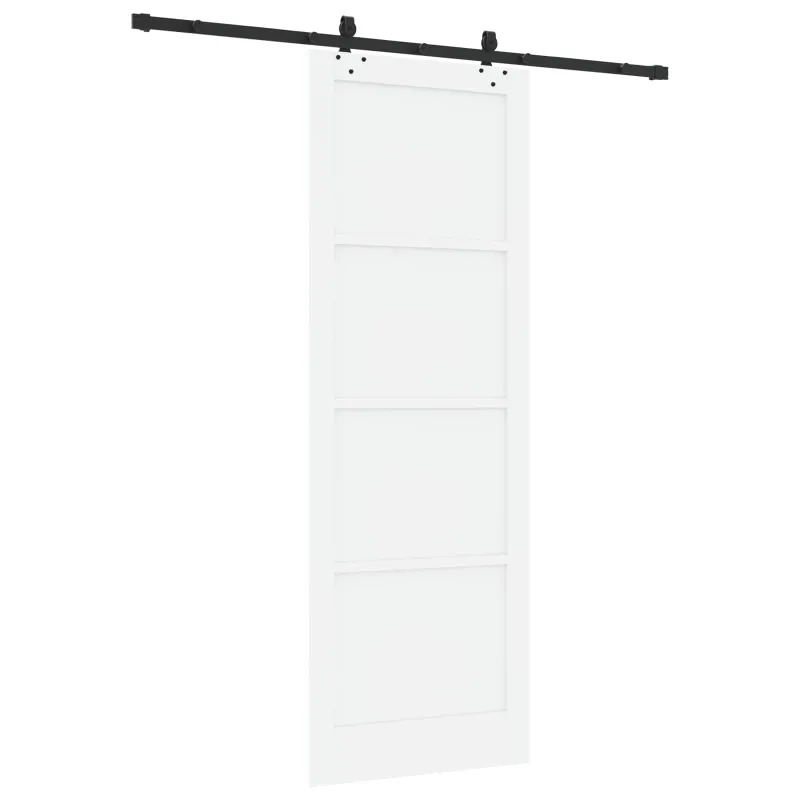 Slankios durys Balta ir juoda 83 x 232 cm