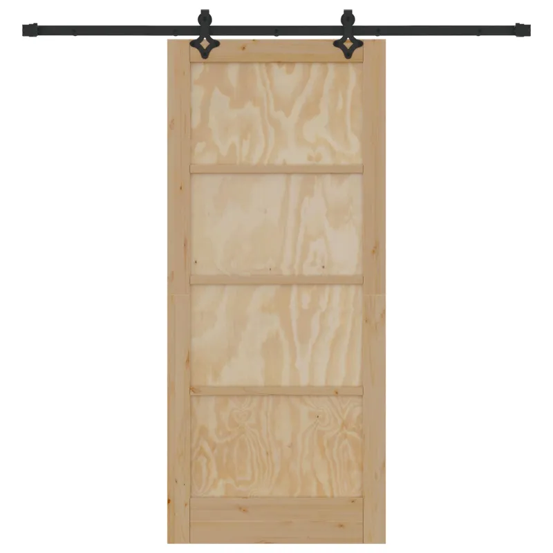 Slankios durys Natūrali ir juoda 86 x 198,5 cm