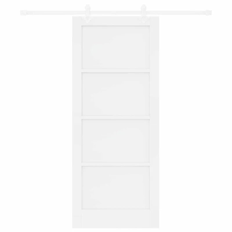 Slankios durys Balta 83 x 202 cm Pušies medienos masyvas