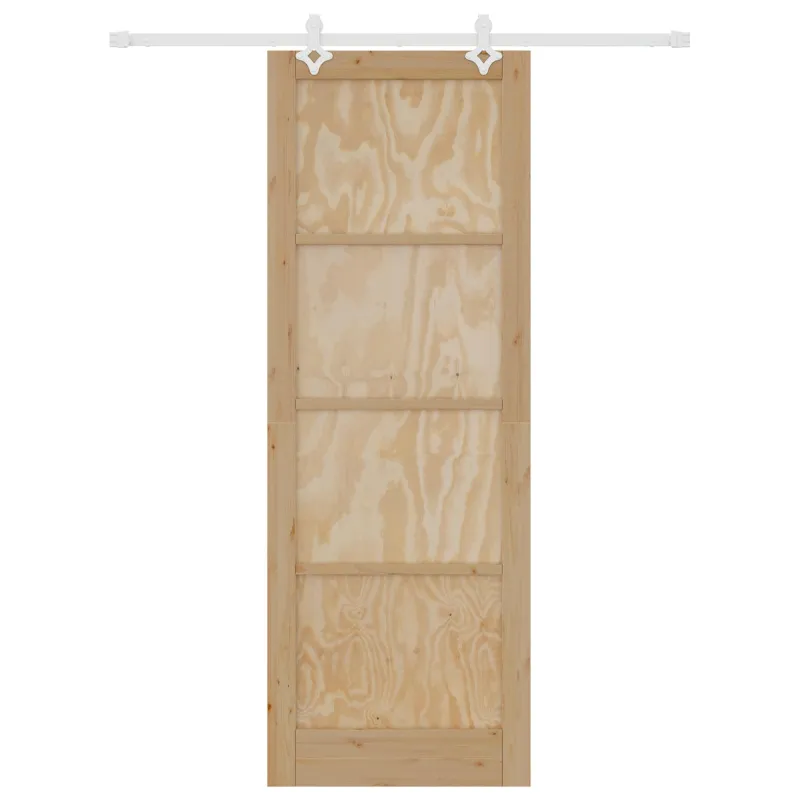Slankios durys Natūrali ir Balta 83 x 232 cm