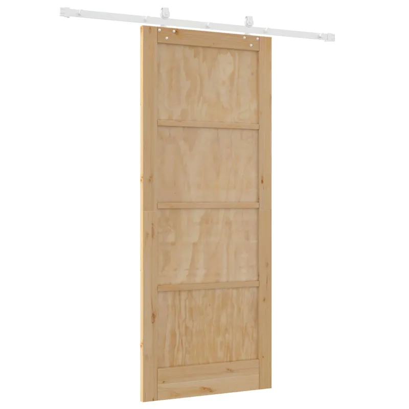 Slankios durys Natūrali ir Balta 86 x 211 cm