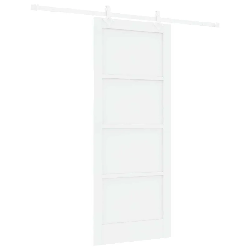 Slankios durys Balta 83 x 202 cm Pušies medienos masyvas