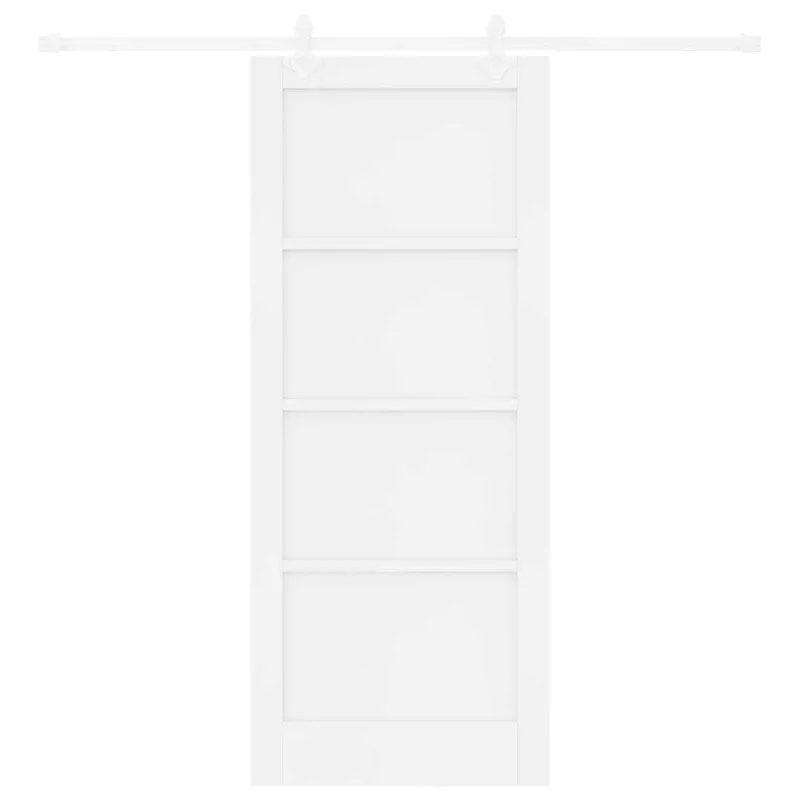 Slankios durys Balta 83 x 202 cm Pušies medienos masyvas