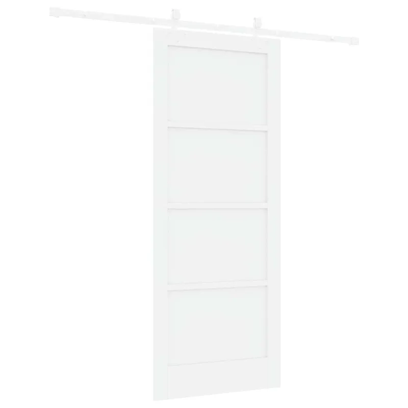 Slankios durys Balta 83 x 202 cm Pušies medienos masyvas