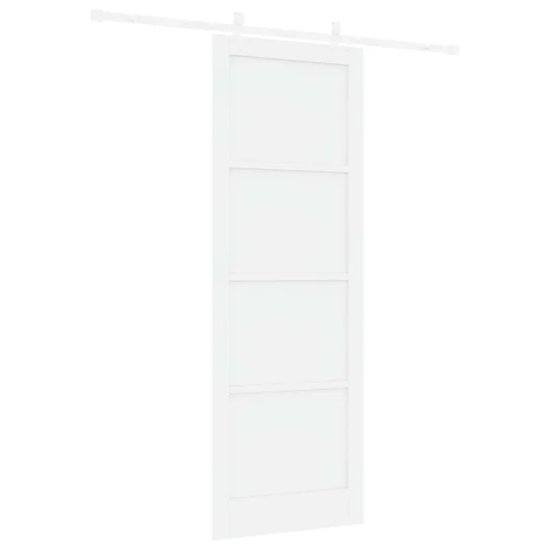 Slankios durys Balta 83 x 232 cm Pušies medienos masyvas