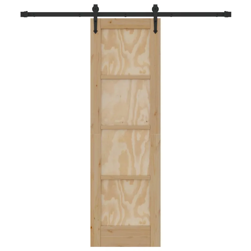Slankios durys ORKDAL Natūrali ir juoda 61 x 198,5 cm