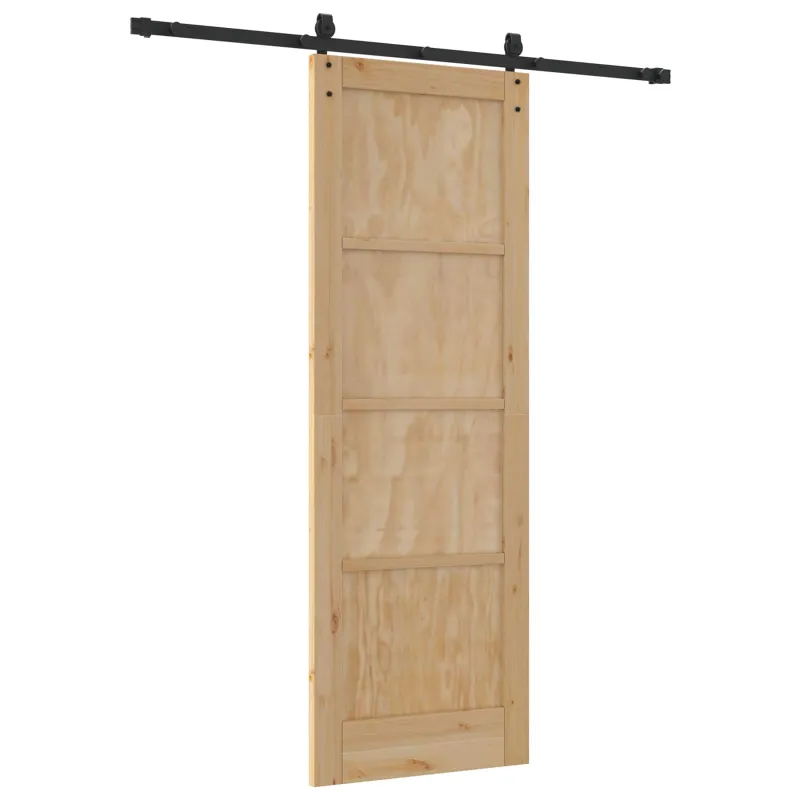 Slankios durys ORKDAL Natūrali ir juoda 73,5 x 211 cm