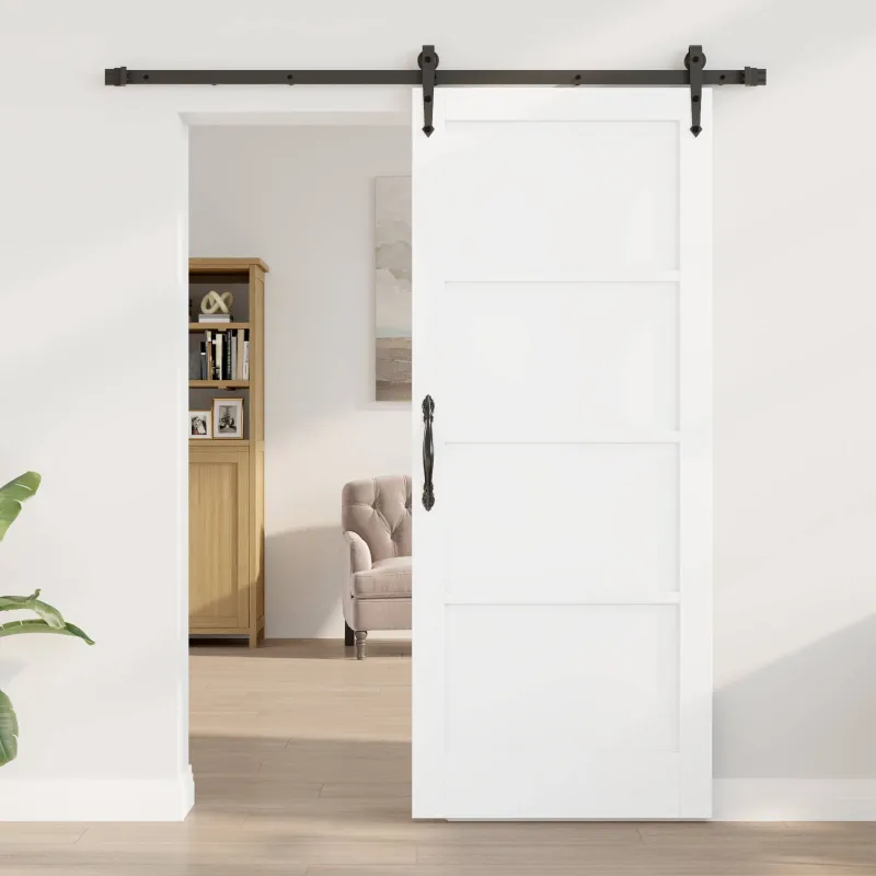 Slankios durys ORKDAL Balta ir juoda 83 x 202 cm