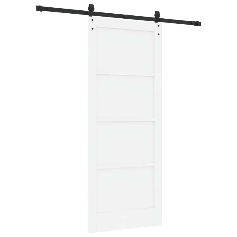 Slankios durys ORKDAL Balta ir juoda 83 x 202 cm