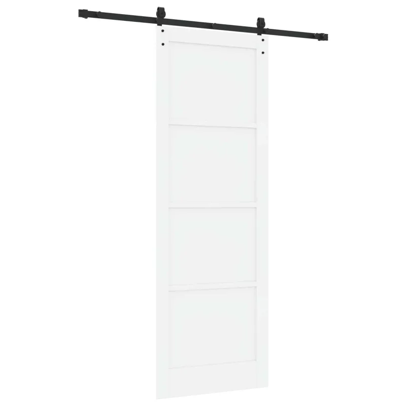 Slankios durys ORKDAL Balta ir juoda 83 x 232 cm