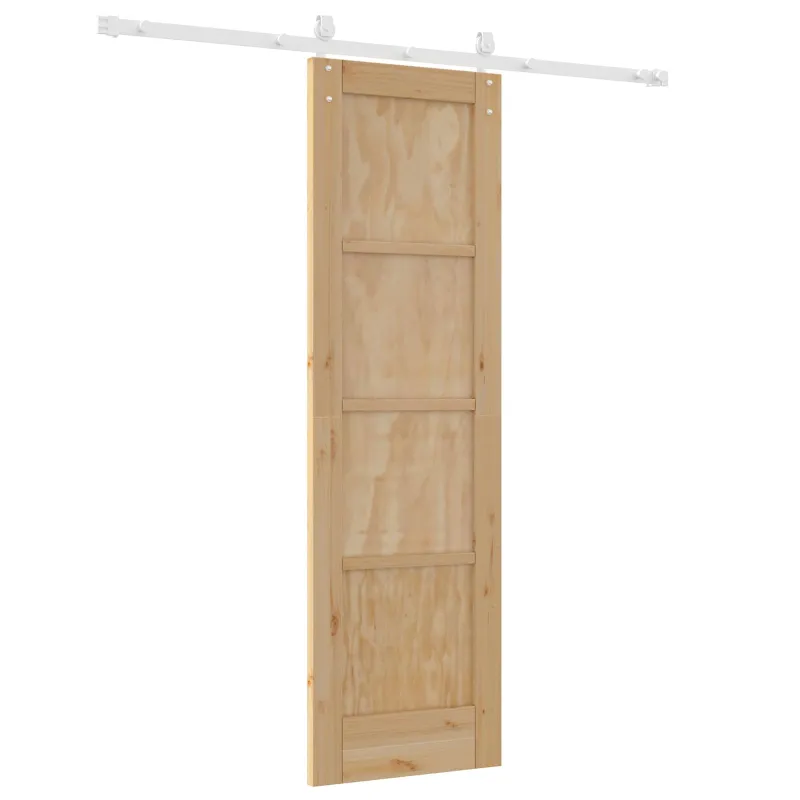 Slankios durys ORKDAL Natūrali ir Balta 61 x 198,5 cm