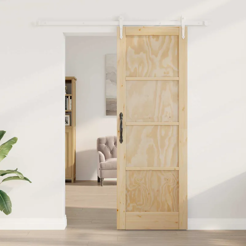 Slankios durys ORKDAL Natūrali ir Balta 73,5 x 211 cm