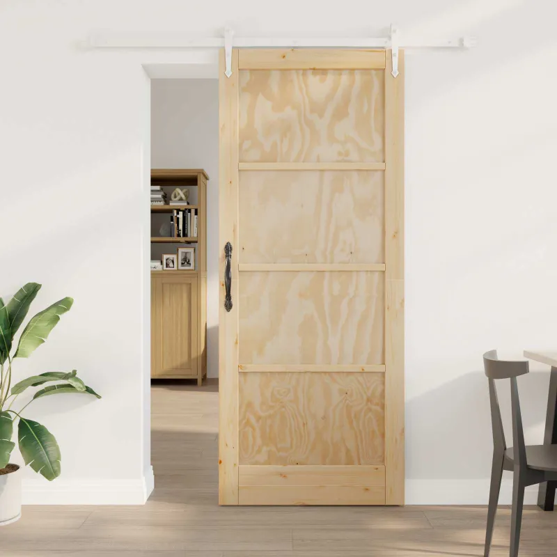 Slankios durys ORKDAL Natūrali ir Balta 86 x 211 cm