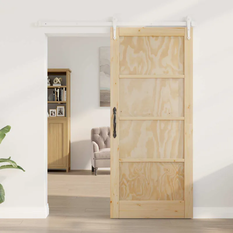 Slankios durys ORKDAL Natūrali ir Balta 86 x 211 cm