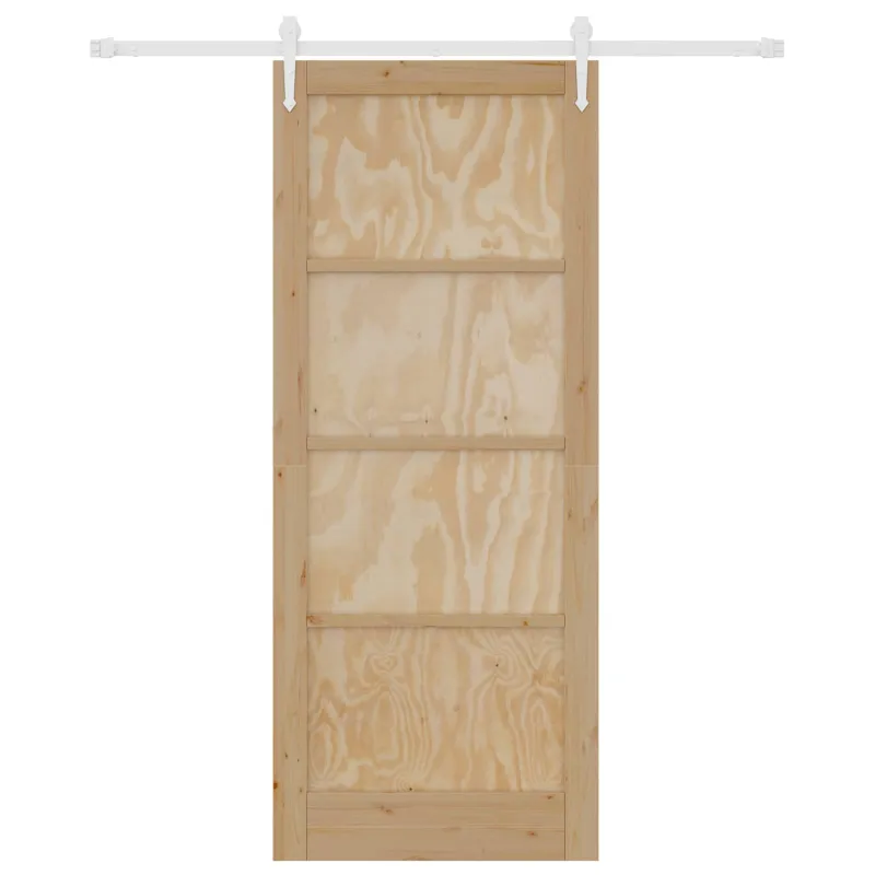 Slankios durys ORKDAL Natūrali ir Balta 86 x 211 cm