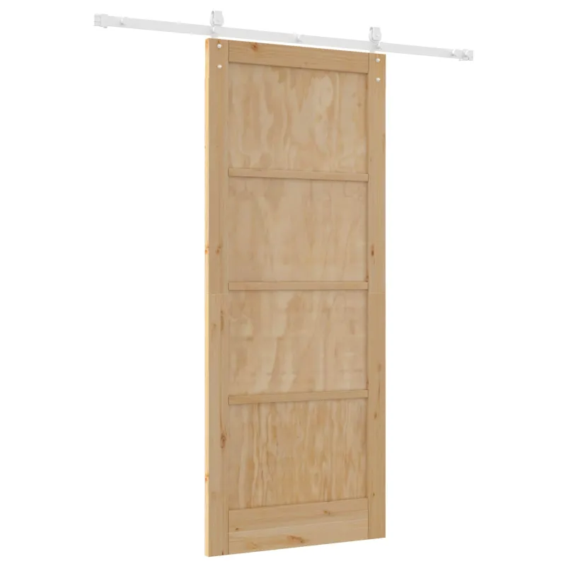 Slankios durys ORKDAL Natūrali ir Balta 86 x 211 cm