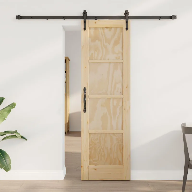 Slankios durys ORKDAL Natūrali ir juoda 61 x 198,5 cm