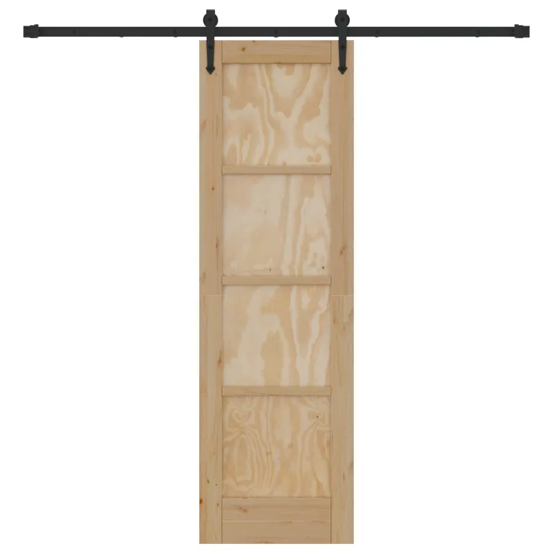 Slankios durys ORKDAL Natūrali ir juoda 61 x 198,5 cm