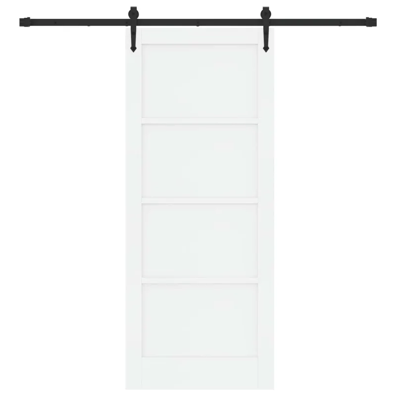 Slankios durys ORKDAL Balta ir juoda 83 x 202 cm