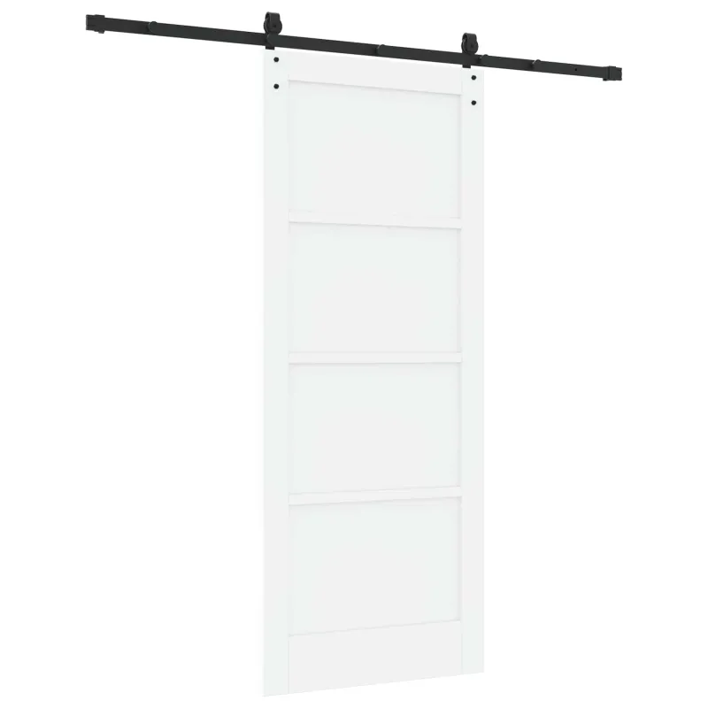 Slankios durys ORKDAL Balta ir juoda 83 x 202 cm