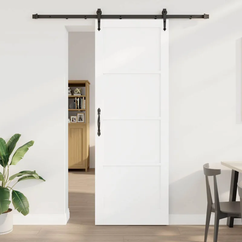 Slankios durys ORKDAL Balta ir juoda 83 x 232 cm