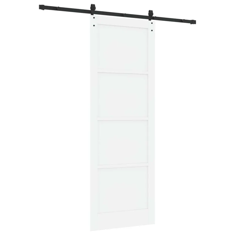 Slankios durys ORKDAL Balta ir juoda 83 x 232 cm