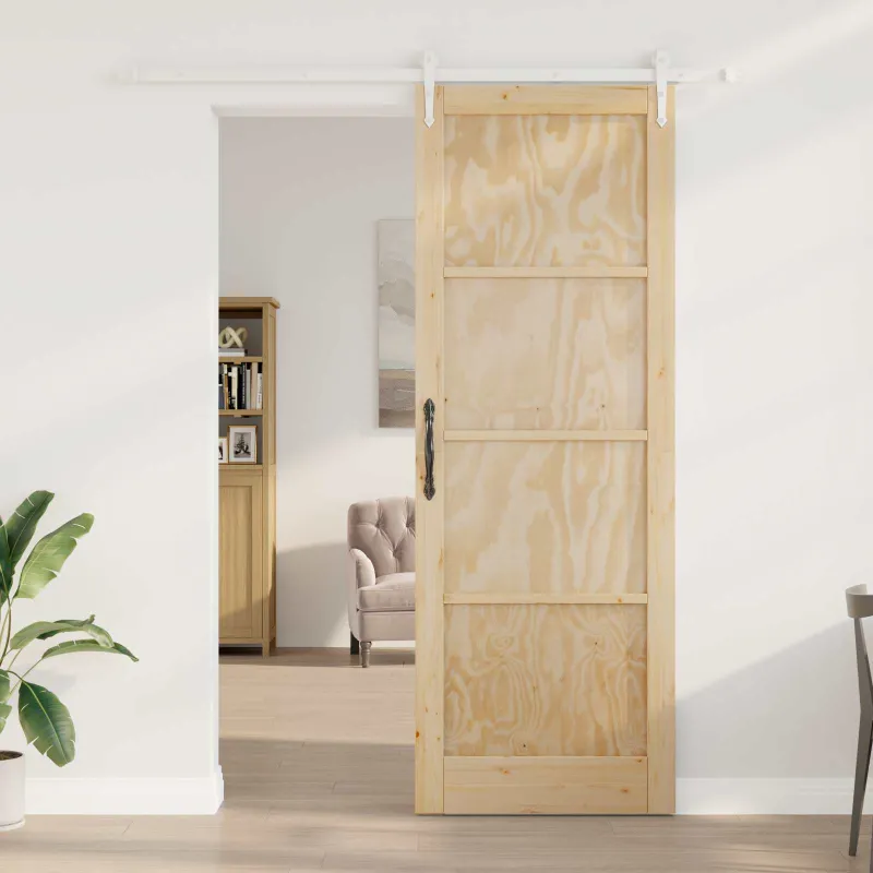 Slankios durys ORKDAL Natūrali ir Balta 83 x 232 cm