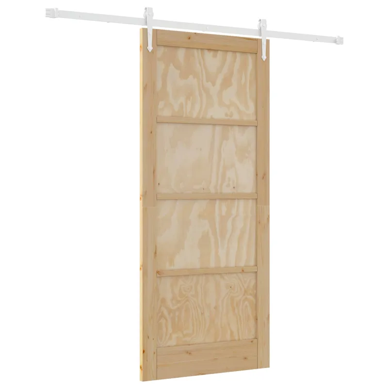 Slankios durys ORKDAL Natūrali ir Balta 86 x 198,5 cm