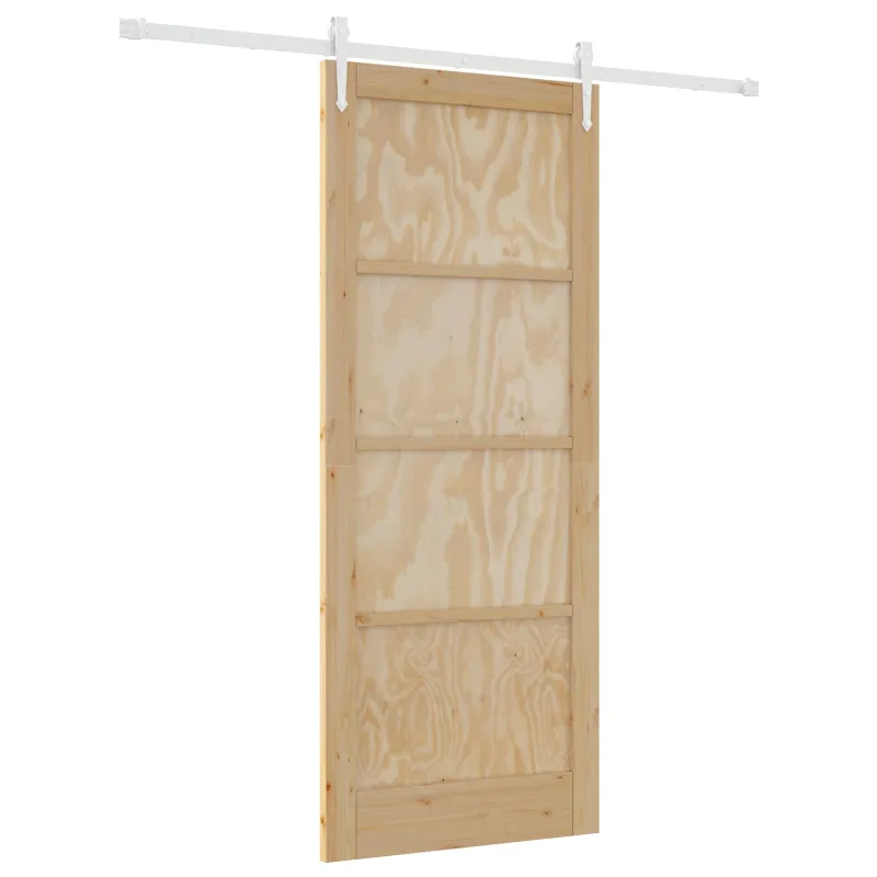Slankios durys ORKDAL Natūrali ir Balta 86 x 211 cm