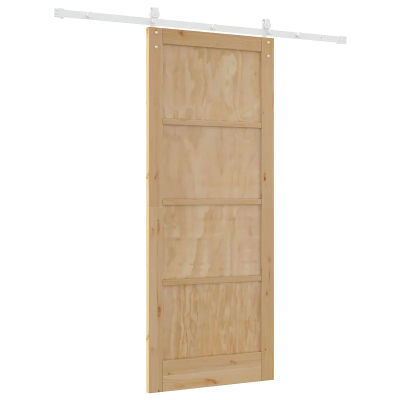 Slankios durys ORKDAL Natūrali ir Balta 86 x 211 cm