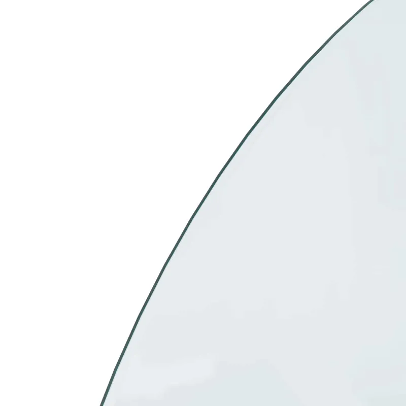 Židinio stiklo plokštė Skaidrus 1000 x 500 mm Stiklas