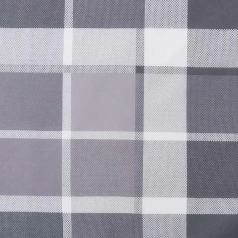 Lauko pagalvė Languotas 4 pcs PilkasCheck 40 x 40 cm Audinys