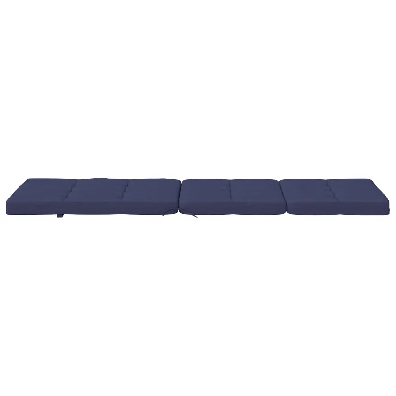 Lauko pagalvė 2 pcs Jūrinė mėlyna 180 x 55 x 7 cm Audinys