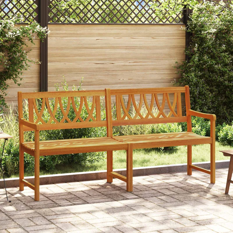Lauko suolas Natūrali 180 x 55,5 x 90 cm