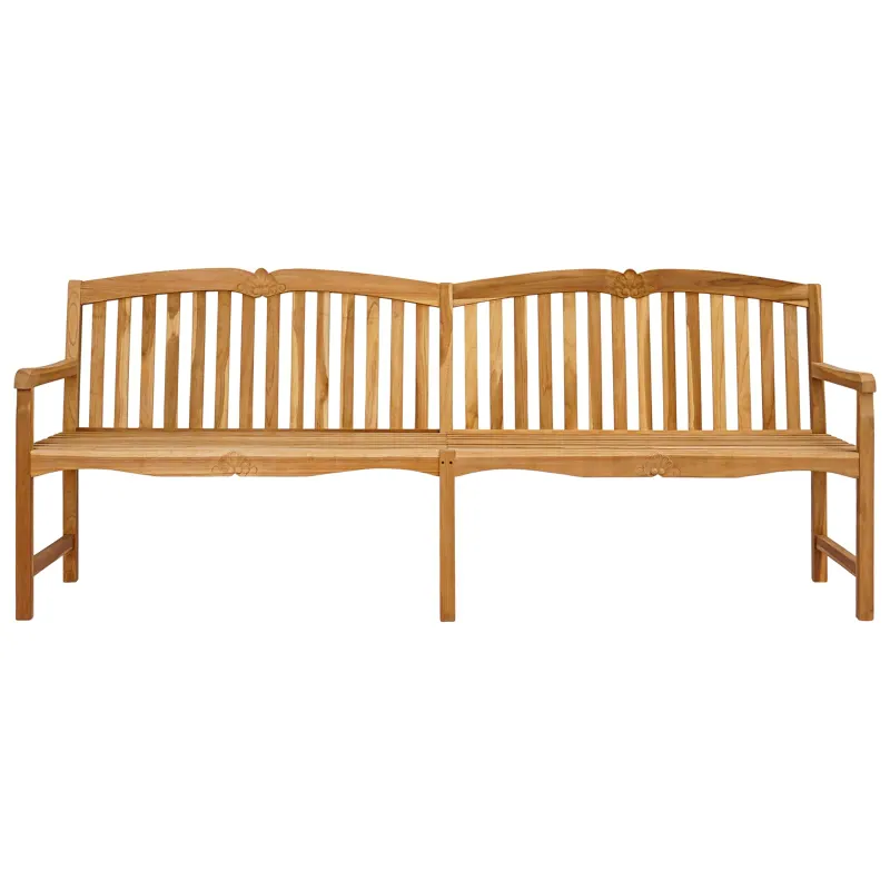 Rankų darbo rožių suolelis Natūrali 228 x 61 x 94,5 cm
